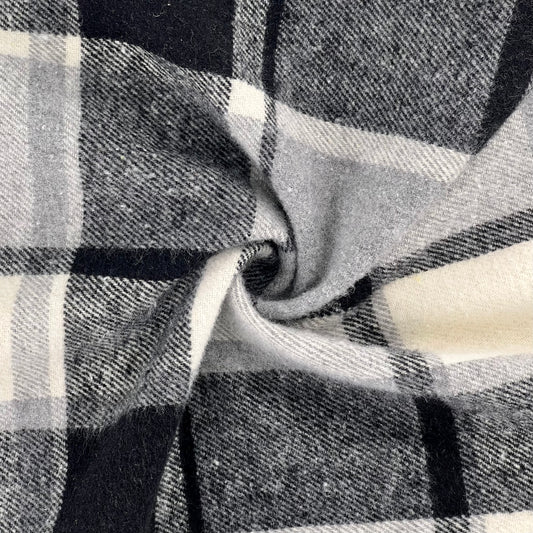 Monochrome | Tartan Plaid Flannel