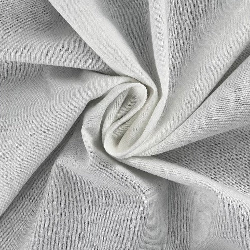 White #S 9 Ounce 100% Cotton Jersey Knit Made in America - SKU 7192