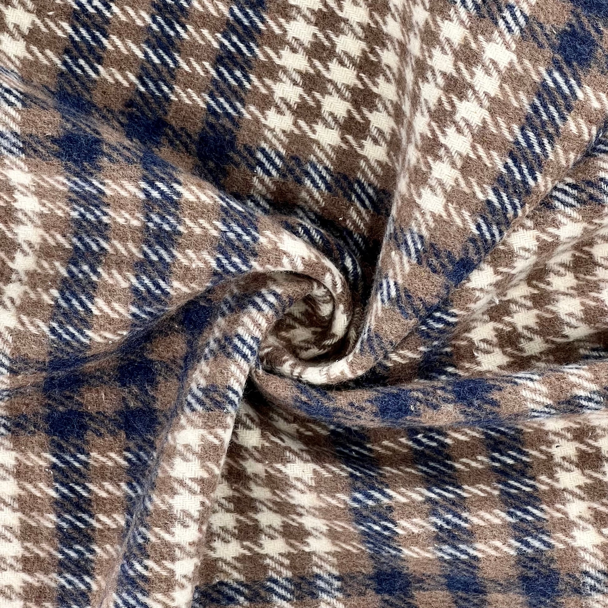 Brown/Navy | Prince of Wales Flannel