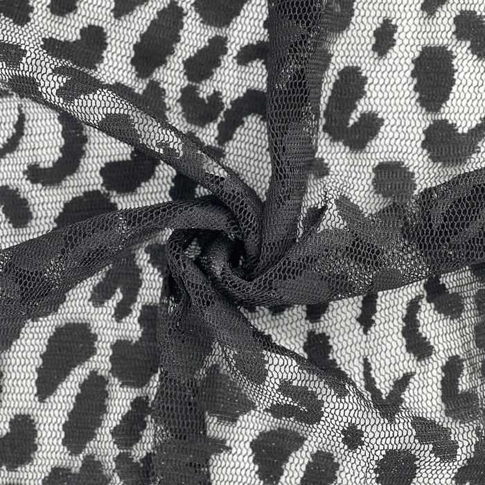 Black | Leopard Spot Lace - SKU 7316F #U88-91