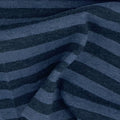 Charcoal/Blue | Stripe Polyester/Cotton Tubular Jersey - SKU 4527 #U117