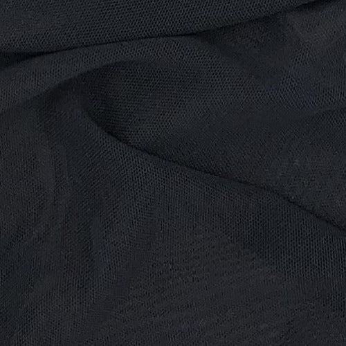 Charcoal #U159 Power Mesh Knit Fabric - SKU 6086