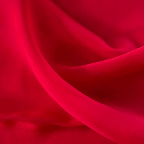 Red #U66 Chiffon Woven Fabric - SKU 4626B