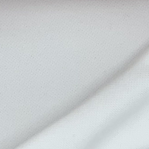 White #S19 Double Knit Polyester Knit Fabric 14 Ounce #5342