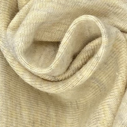Oatmeal Heather 10 Ounce Cotton/Spandex Jersey Knit Fabric - SKU 2853R 