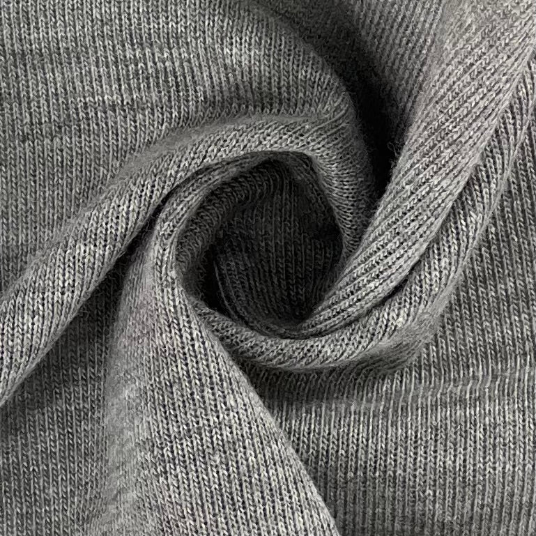 Heather Grey | Organic Cotton Jersey 200GSM - SKU 7367 #--