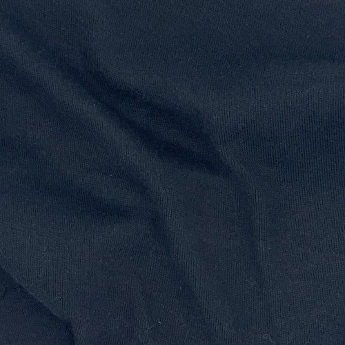 Black #U15 Softee Tubular Rib Knit Fabric - SKU 5946