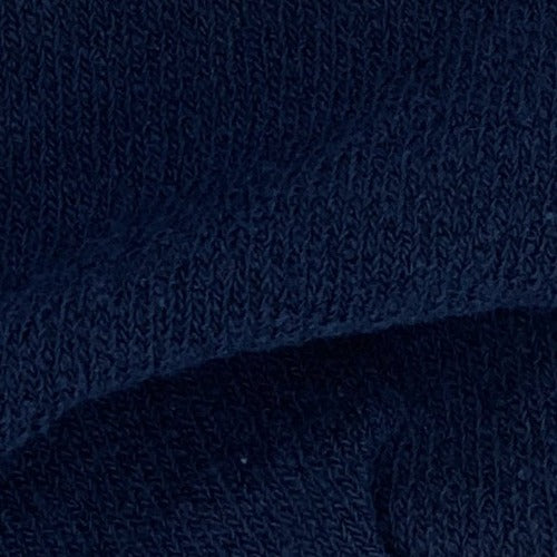 Navy Stretch Nantucket Terry Knit Fabric - SKU 4138A