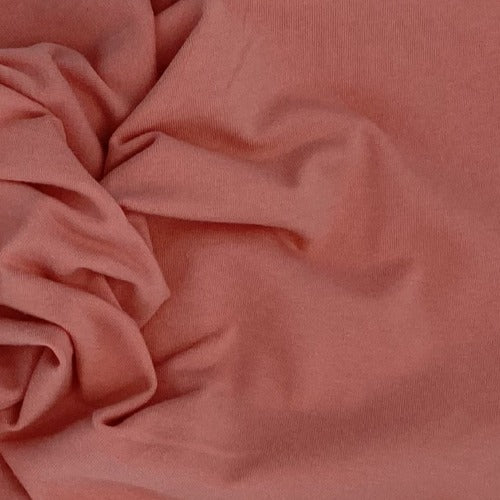 Peach #S/W/167 Made In America 10 Ounce Cotton/Spandex Jersey Knit Fabric-SKU 6216