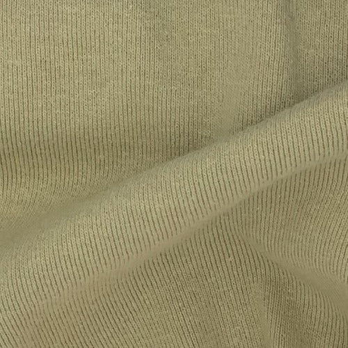 Khaki/2 #S22 Cotton/Polyester 10 Ounce Tubular "Made In America" Rib Knit Fabric - SKU 5876B