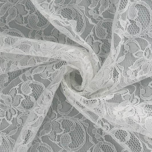 White 3 | Floral Mesh Lace