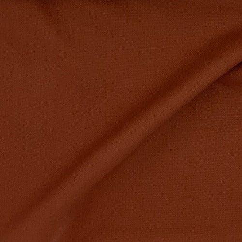Rust #U80 Cotton/Polyester Broadcloth Shirting Woven Fabric - SKU 5801A