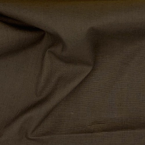 Brown #U80 Cotton/Polyester Broadcloth Shirting Woven Fabric - SKU 5801B
