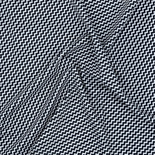 Black/White Steps #S115 Polyester/Spandex Jersey Knit Fabric - SKU 5958