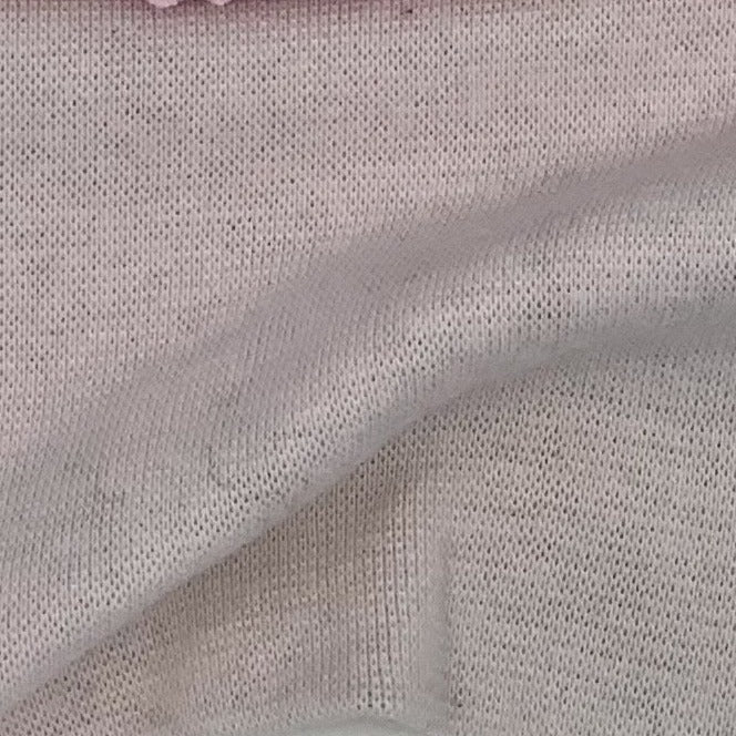Peach Rib Cotton/Spandex Knit Fabric - SKY 3249
