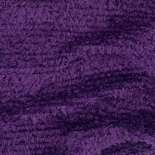fuzzy purple fabric