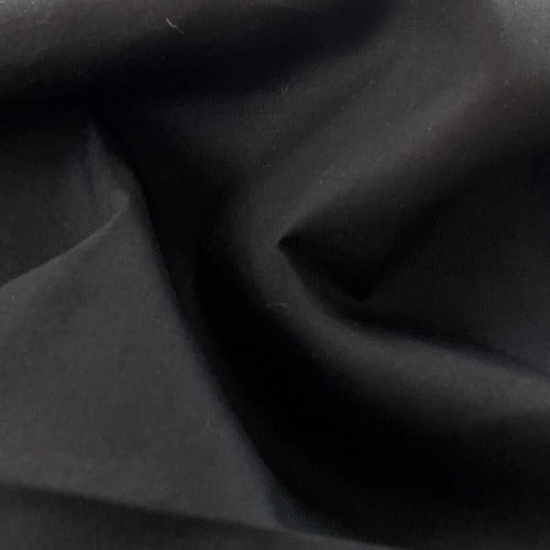 Black #U18 Cotton/Polyester Shirting Woven Fabric - SKU 5979B