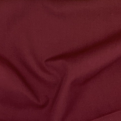 Burgundy #U18/23 Cotton/Polyester Shirting Woven Fabric - SKU 5979