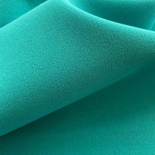 Jade #S6 Burlington Checkmate Polyester Suiting Woven Fabric - SKU 3805