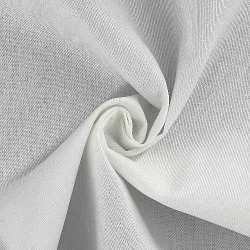 White #U57 7.5 Ounce Stretch Twill Woven Fabric - SKU 7181