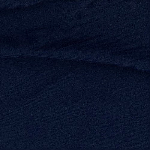 Navy #S130 Jersey Polyester/Cotton 10 Ounce Jersey Knit Fabric - SKU 6906