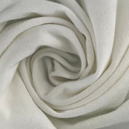 White (6) | Polyester/Cotton Jersey 180GSM (80 Yard Roll @ $3.49/Yard) - SKU 7323B