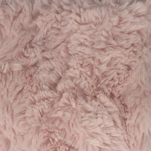 Pink #S208/209 Amelia Fun Faux Fur Knit Fabric - SKU 5919