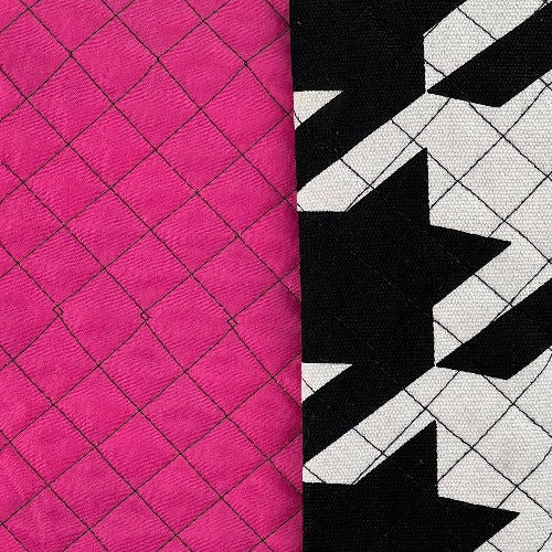 Black/White #S66 Quilt by Fabri-Quilt "Made in America" Cotton Woven Fabric SKU 7165D