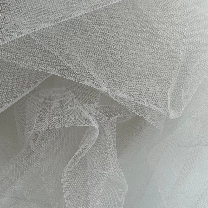 Silver | Tulle Netting (Large Roll @ $1.99/Yard) - SKU 7317