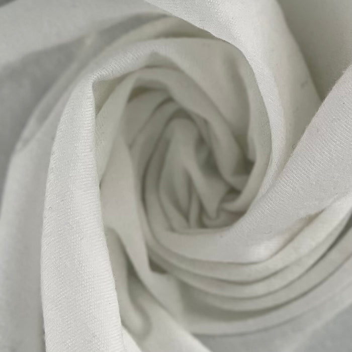 White (1) | Polyester/Cotton Jersey 100GSM (80 Yard Roll @ $3.49/Yard) - SKU 7323D