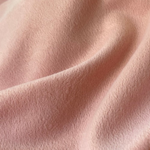 Dusty Pink #U75 Suede Woven Fabric - SKU
