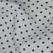 Navy Polka Dots #U108 Flannel Print Woven Fabric - SKU 2349