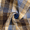 Blue/Brown | Madras Flannel - SKU 7398B #SAA