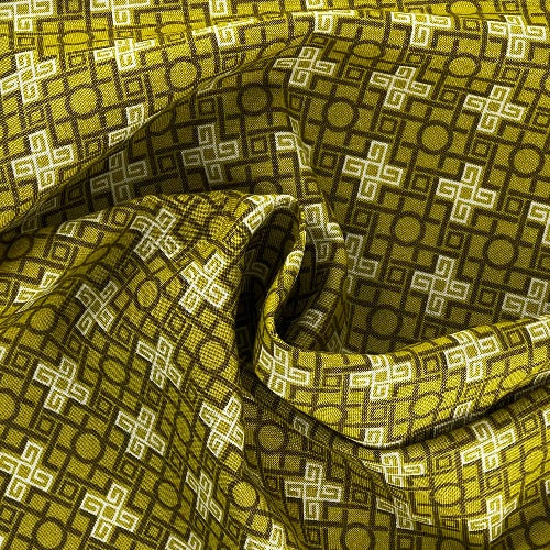 Mustard #S54 Modern By Robert Kaufman Woven Print-SKU 7138B