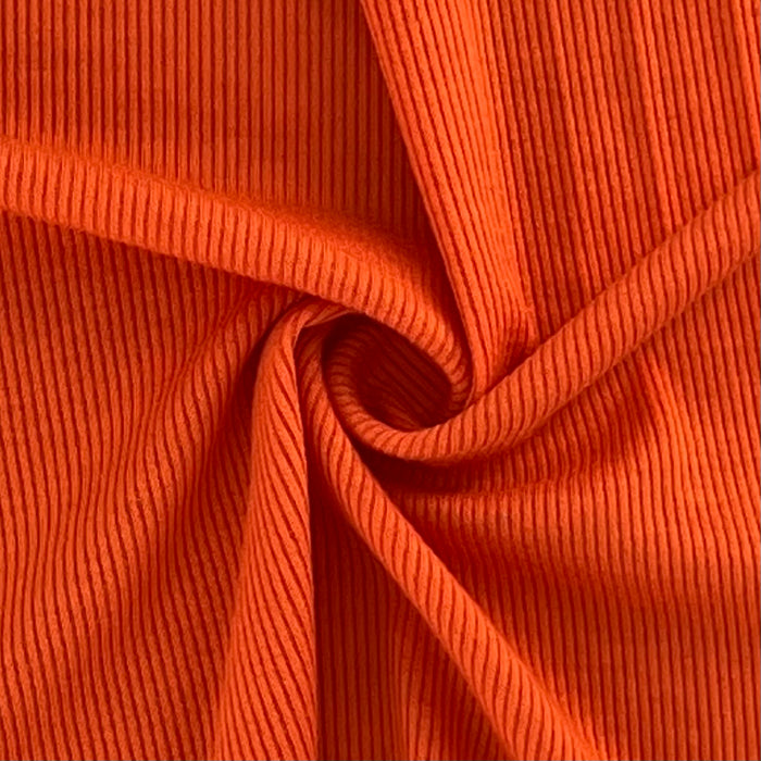 Orange | 2x1 Rib P|R|S 180GSM - SKU 7357 #SS