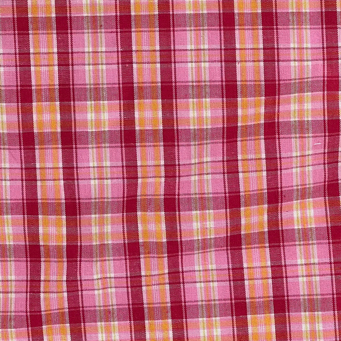 Pink/Orange | Yard Dye 100% Cotton Shirting (Made for Bailey Boys) - SKU 7376P