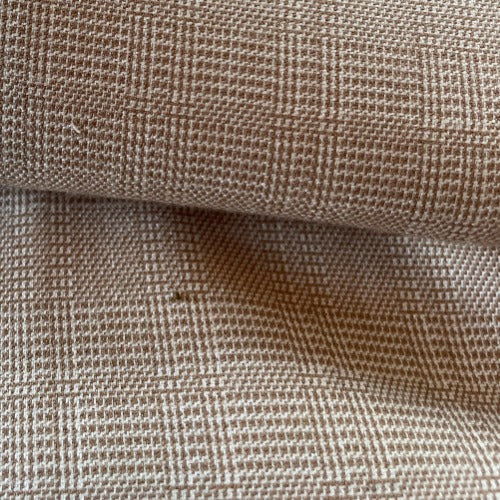 Plaid Suiting - Khaki | 25 Yard Lot
