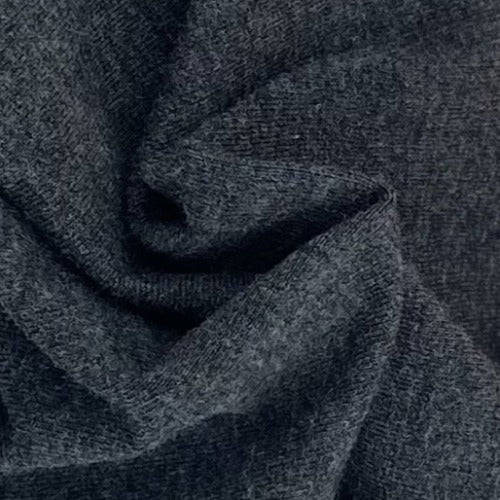 Washed Black 100% Cotton Jersey Knit Fabric by the Yard 260 GSM 14 Oz  66width 