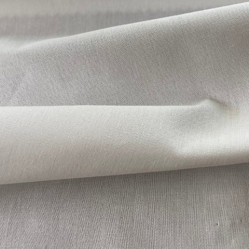 Superior Quality White Poly/Cotton Poplin Shirting Fabric