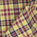 Navy/Fuchsia #S156A Plaid STRETCH Spandex Seersucker Shirting Woven Fabric - SKU 6824B