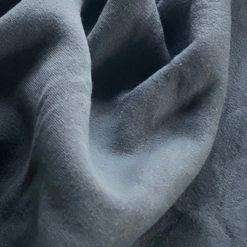 gray stretch sweatshirt fleece fabric by the yard