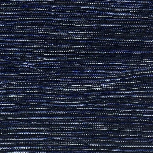 Navy #S139 Horizontal Crinkle Metallic  Knit Fabric - SKU 5913