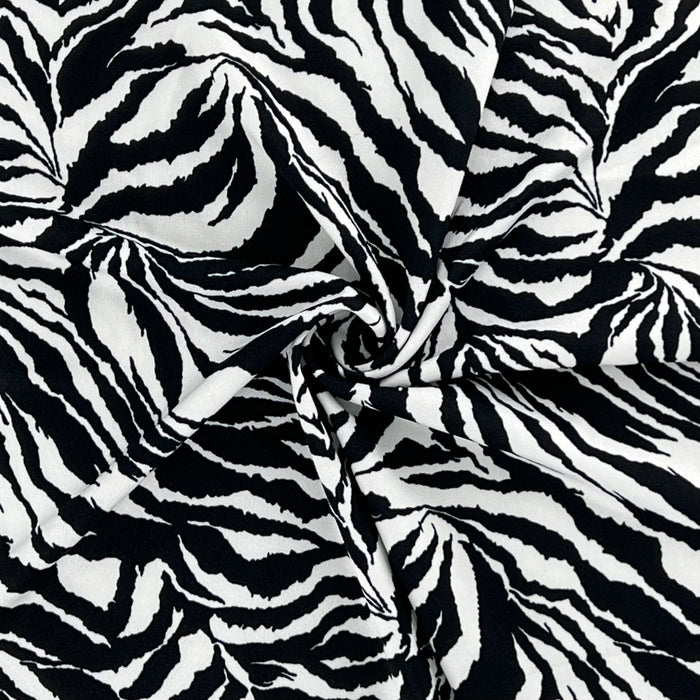 Zebra Ripples | Print P|S Jersey (Made in America) - SKU 7344C #U96Zebra Ripples | Print P|S Jersey (Made in America) - SKU 7344C #U96