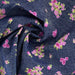 Indigo #U16 Boquet Mock Denim Shirting Woven Fabric - SKU 7144