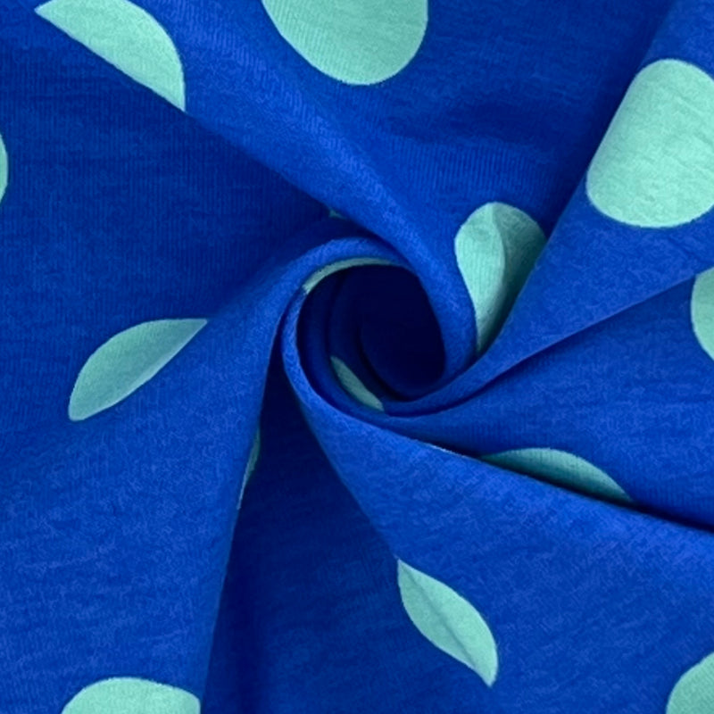 Royal/Aqua | Dot Knit (Made for Bailey Boys) 9 Ounce C|S - SKU 7374A