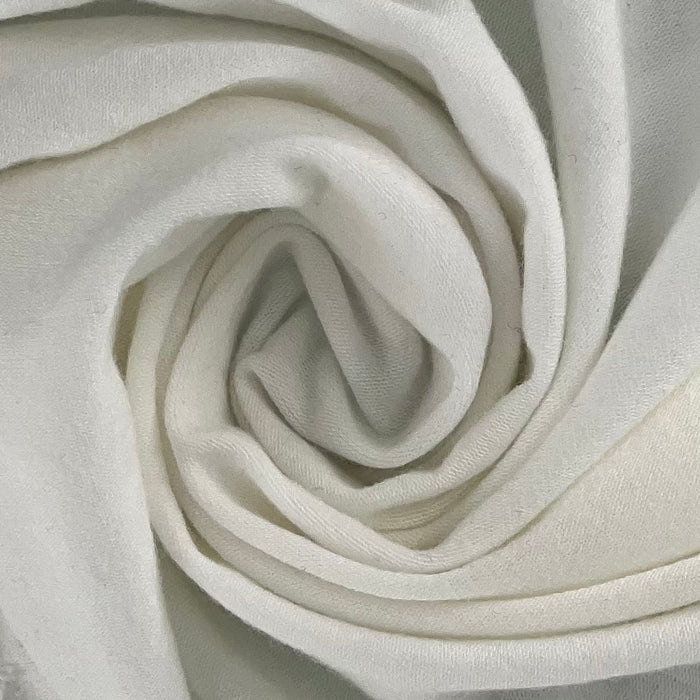 White (11) | Polyester/Cotton Jersey 120GSM (80 Yard Roll @ $3.49/Yard) - SKU 7323A