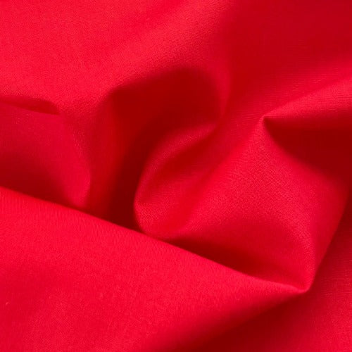 Red #U18 Cotton/Polyester Shirting Woven Fabric - SKU 5979C