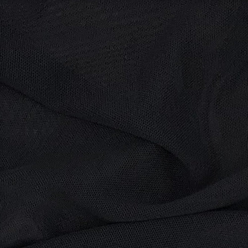 Black #U148 Stretch Micro Mesh Knit Fabric- SKU 5441B