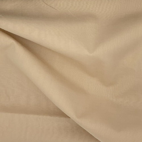 Tan #U80 Cotton/Polyester Broadcloth Shirting Woven Fabric - SKU 5801B