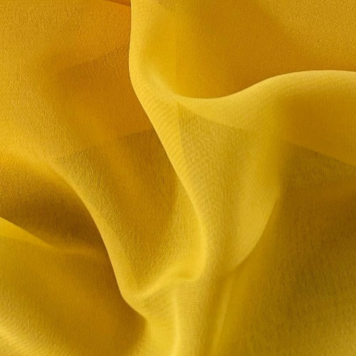 Yellow #U105/106 Chiffon Woven Fabric - SKU 4626A